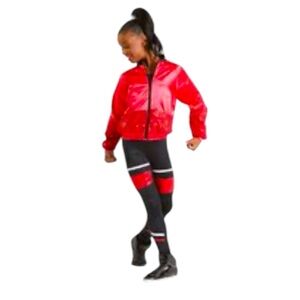 Weissman Dance Costume  PARTY UP (UP IN HERE)  Childs Medium  🔴⚫️